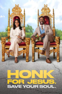 Poster for the movie "Honk for Jesus. Save Your Soul."
